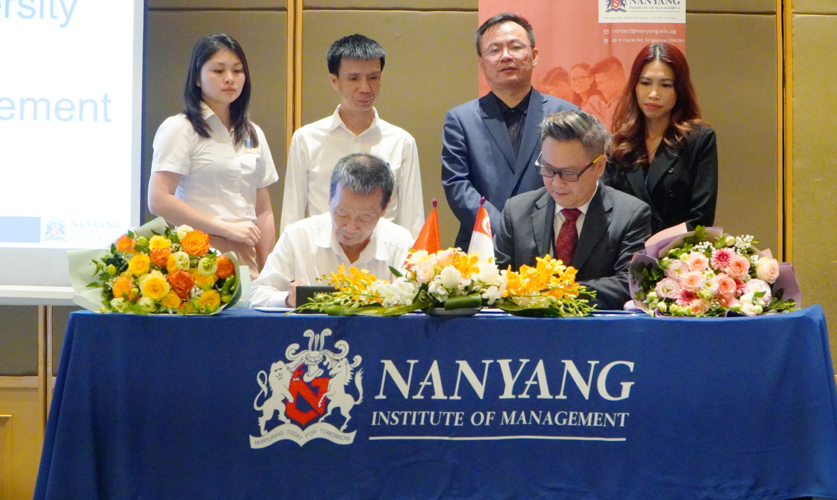 ECS GLOBAL signs a cooperation agreement with NanYang Institute of Management